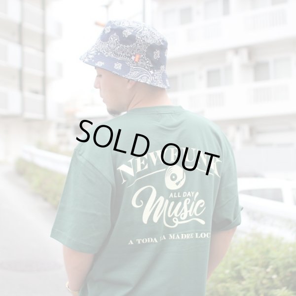 画像6: 【NEWFUNK】Music All Day TEE (Ivy Green) (6)