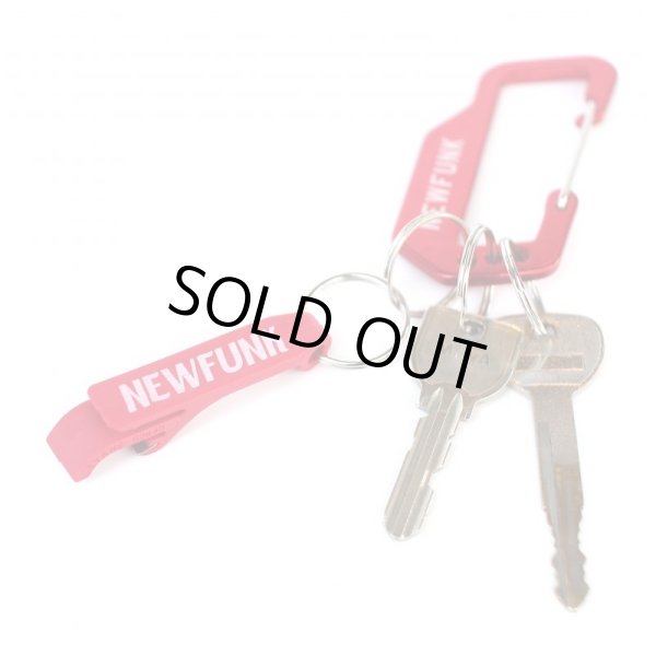 画像3: 【NEWFUNK】Carabiner Keychain (Red) (3)