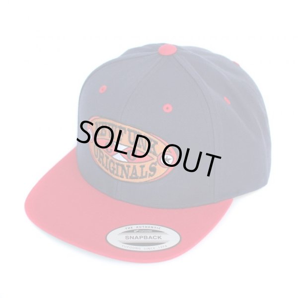 画像1: 【NEWFUNK】CROSS SNAPBACK CAP (Red) (1)