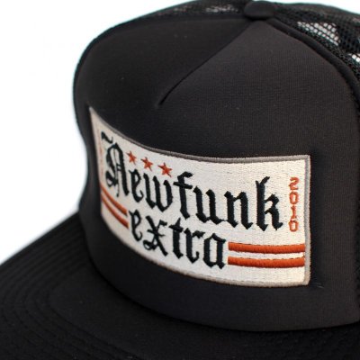 画像1: 【NEWFUNK】extra Mesh Cap -Flat- (Black)