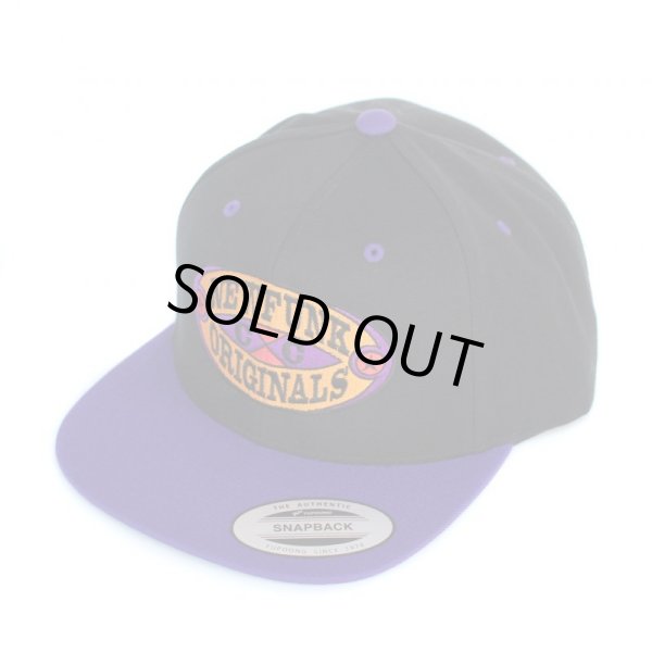 画像1: 【NEWFUNK】CROSS SNAPBACK CAP (Purple) (1)