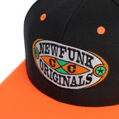 画像1: 【NEWFUNK】CROSS SNAPBACK CAP (Neon)