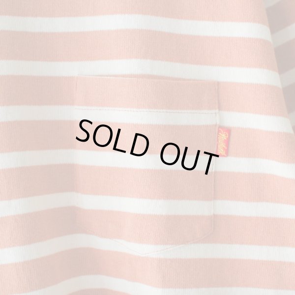 画像4: 【NEWFUNK】Border Pocket TEE (Salmon) (4)