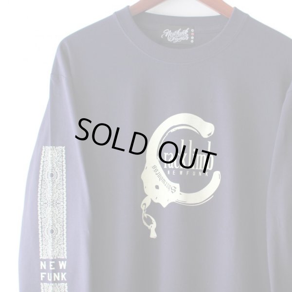 画像2: 【NEWFUNK】Handcuffs Long Sleeve Shirt (Navy) (2)