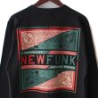 画像4: 【NEWFUNK】PAISLEY BANDANA LONG SLEEVE SHIRT (BLACK) (4)