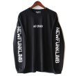 画像2: 【NEWFUNK】C.M.N.D LONG SLEEVE SHIRT (Black) (2)