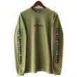 画像2: 【NEWFUNK】C.M.N.D LONG SLEEVE SHIRT (Military Green) (2)