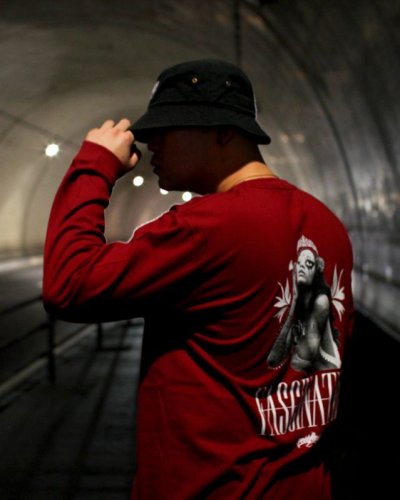 画像2: 【NEWFUNK】FASCINATION Long Sleeve Shirt (Wine)