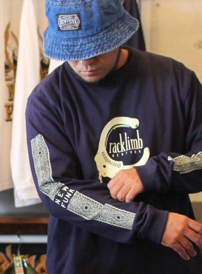 画像3: 【NEWFUNK】Handcuffs Long Sleeve Shirt (Navy)