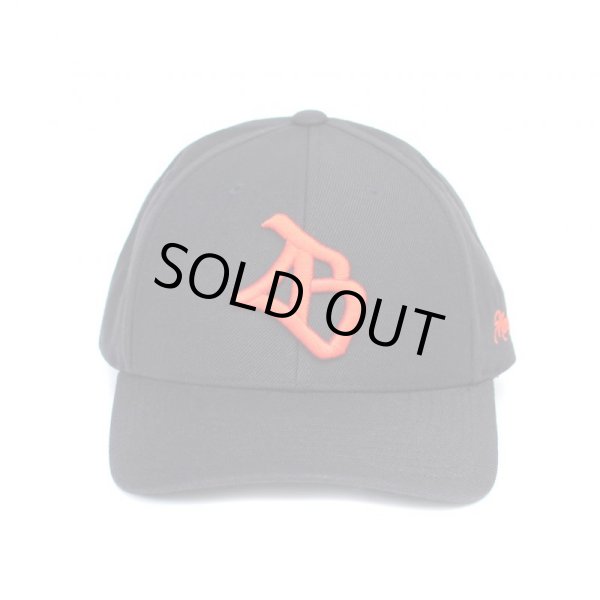 画像2: 【LIBE BRAND × NEWFUNK】LB OG LOGO SNAPBACK CAP (Bk/Orange) (2)