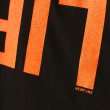 画像4: 【LIBE BRAND × NEWFUNK】UPSIDEDOWN BIG LOGO LONG SLEEVE SHIRT (Bk/Orange) (4)