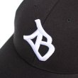 画像5: 【LIBE BRAND × NEWFUNK】LB OG LOGO SNAPBACK CAP (Bk/White) (5)