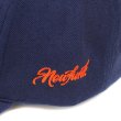 画像6: 【LIBE BRAND × NEWFUNK】LB OG LOGO SNAPBACK CAP (Nv/Orange) (6)