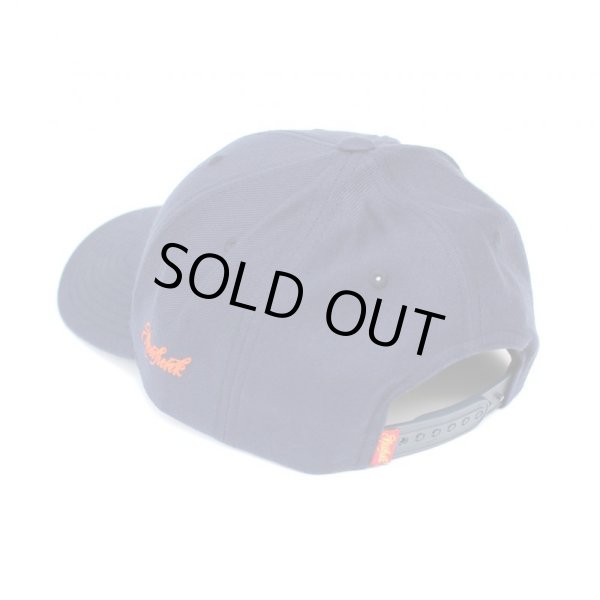 画像4: 【LIBE BRAND × NEWFUNK】LB OG LOGO SNAPBACK CAP (Nv/Orange) (4)