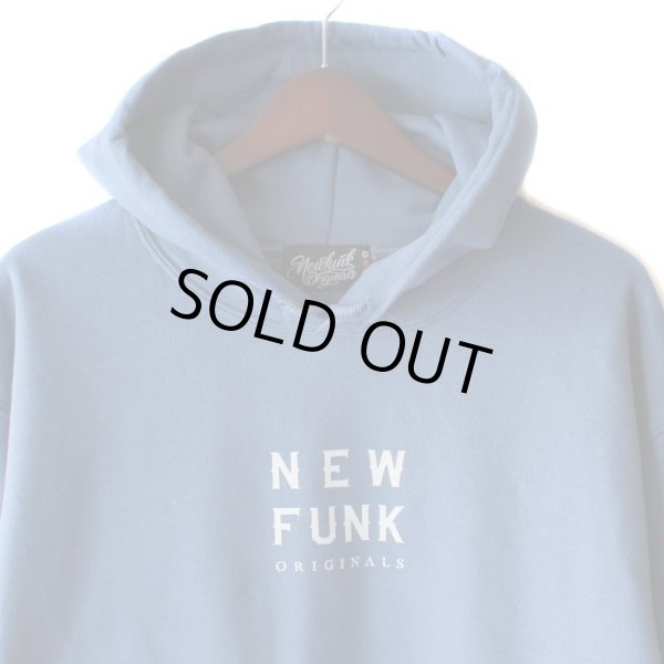画像2: 【NEWFUNK】LOGO HOODIE (Indigo) (2)