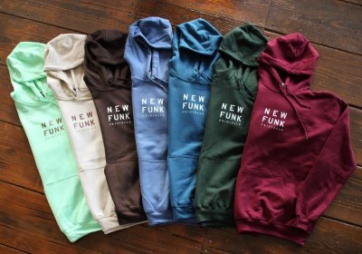 画像2: 【NEWFUNK】LOGO HOODIE (Wine)