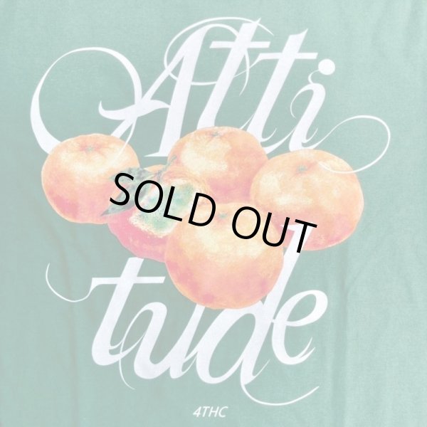 画像2: 【4THCoast Wear】4THC ATTITUDE Long SleeveT-SHIRT (Green) (2)