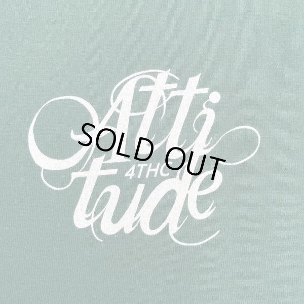 画像3: 【4THCoast Wear】4THC ATTITUDE Long SleeveT-SHIRT (Green) (3)