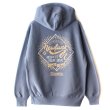 画像1: 【NEWFUNK】KINGPIN HOODIE (Smoky Blue) (1)