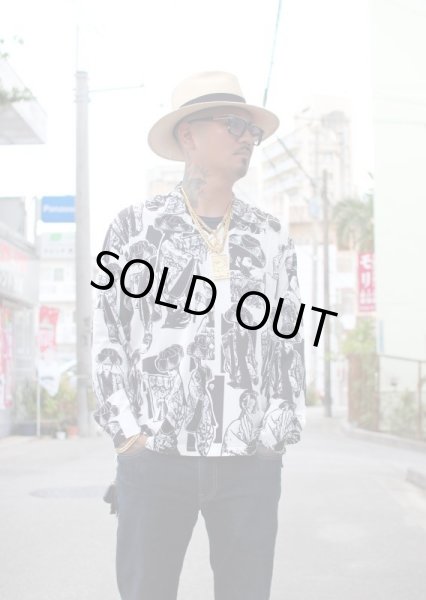 画像5: 【Ryukyu Pride Wear】Open Collar Long Sleeve Shirt (5)