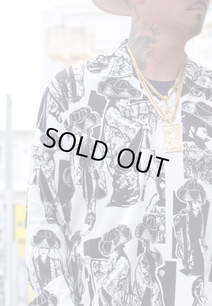 画像6: 【Ryukyu Pride Wear】Open Collar Long Sleeve Shirt (6)