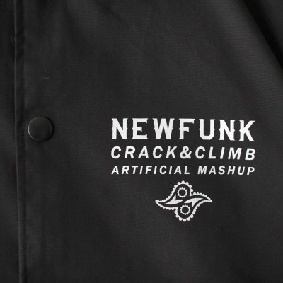 画像2: 【NEWFUNK】PAISLEY BANDANA COACH JACKET (Mad Black)