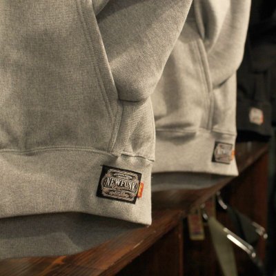 画像3: 【NEWFUNK】COLLEGE LOGO HOODIE (Gray)