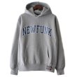 画像1: 【NEWFUNK】COLLEGE LOGO HOODIE (Gray) (1)