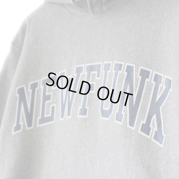 画像5: 【NEWFUNK】COLLEGE LOGO HOODIE (Gray) (5)