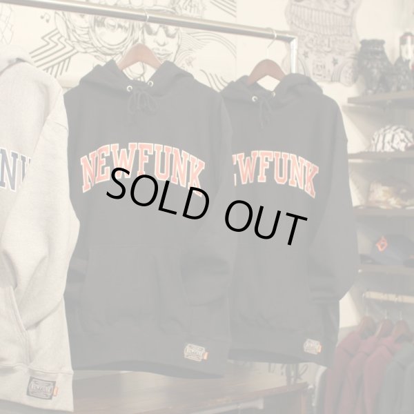 画像5: 【NEWFUNK】COLLEGE LOGO HOODIE (Black) (5)
