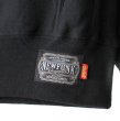 画像3: 【NEWFUNK】COLLEGE LOGO HOODIE (Black) (3)