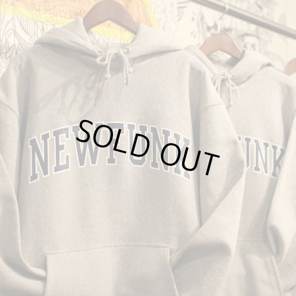 画像7: 【NEWFUNK】COLLEGE LOGO HOODIE (Gray) (7)