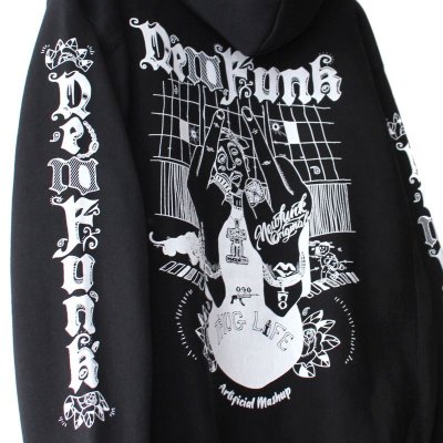 画像1: 【NEWFUNK】SIBA "Shakur" HOODIE (Black)