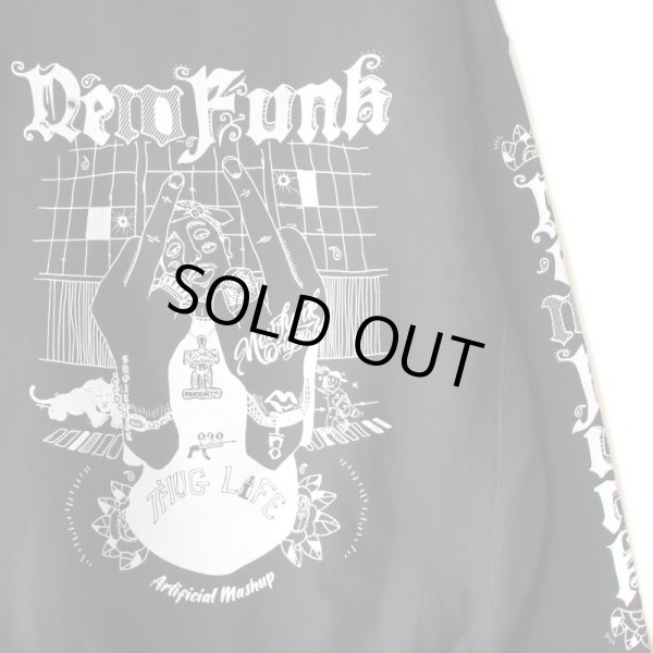 画像4: 【NEWFUNK】SIBA "Shakur" HOODIE (Black) (4)