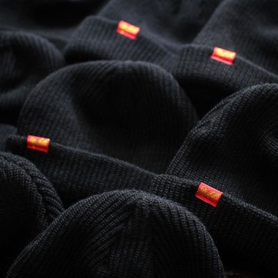 画像2: 【NEWFUNK】SHORT KNIT CAP (BLACK)