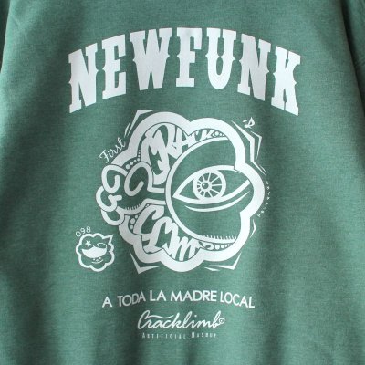 画像1: 【NEWFUNK】ONE HAND CREW NECK SWEAT