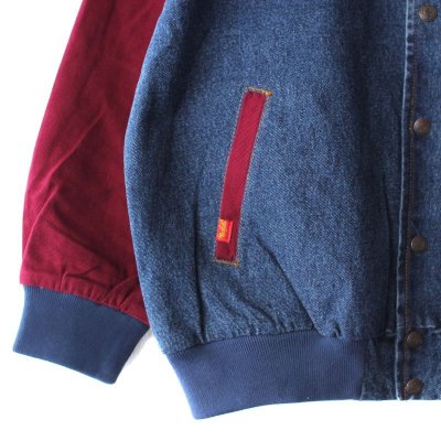 画像2: 【NEWFUNK】DENIM RANGER JACKET (WINE)