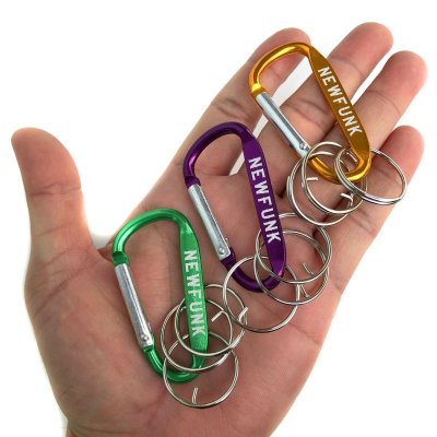 画像2: 【NEWFUNK】Short Carabiner (Green)