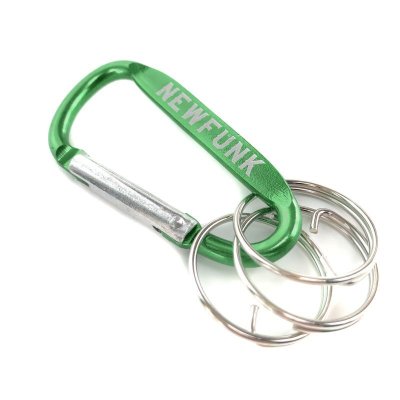 画像1: 【NEWFUNK】Short Carabiner (Green)