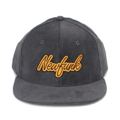 画像1: 【NEWFUNK】Ian Corduroy Cap (Black)