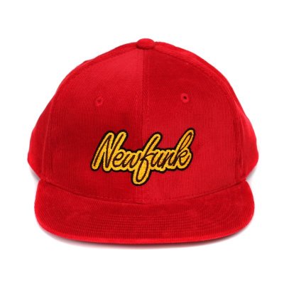 画像1: 【NEWFUNK】Ian Corduroy Cap (Red)