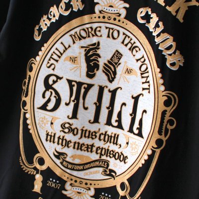 画像1: 【NEWFUNK】STILL TEE (Black)