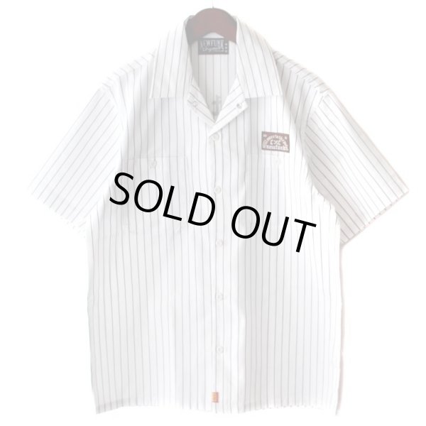 画像1: 【NEWFUNK】BRWN STRIPE SHIRT (White) (1)