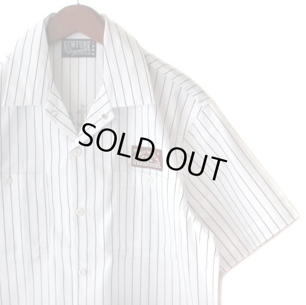 画像3: 【NEWFUNK】BRWN STRIPE SHIRT (White) (3)