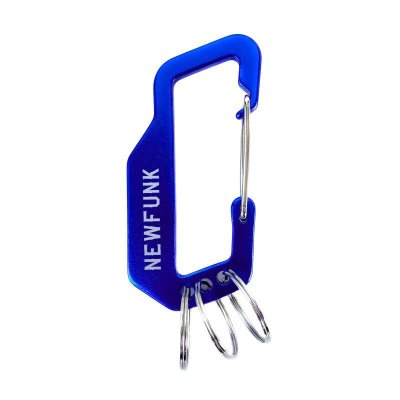 画像1: 【NEWFUNK】Carabiner Keychain (Bleu)