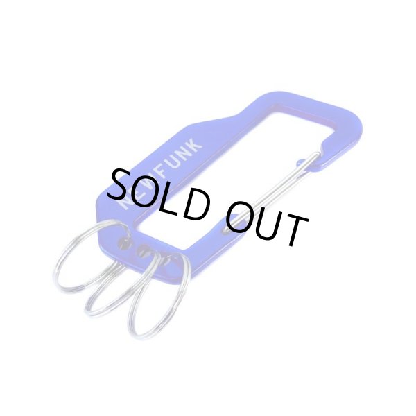 画像2: 【NEWFUNK】Carabiner Keychain (Bleu) (2)