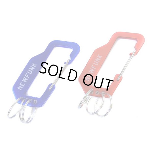 画像3: 【NEWFUNK】Carabiner Keychain (Bleu) (3)