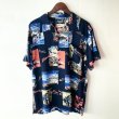 画像2: Pattern Shirt / Black Photo / size: XL (2)