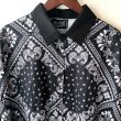 画像1: Pattern Shirt / Black paiz / size: 2XL (1)