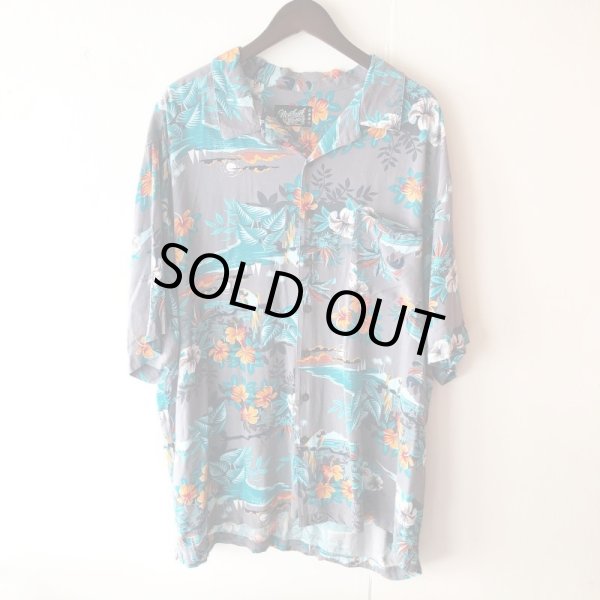 画像2: Pattern Shirt / Gray leaf / size: 2XL (2)